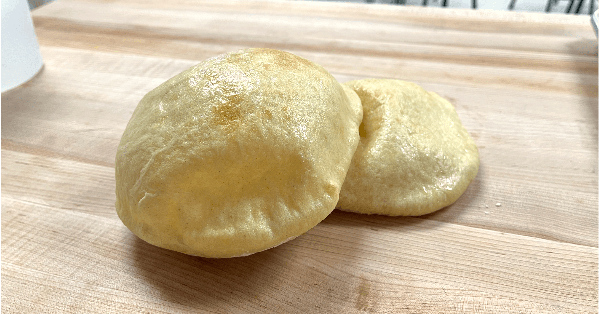 How All Bread Works: Pita + Hummus Photo