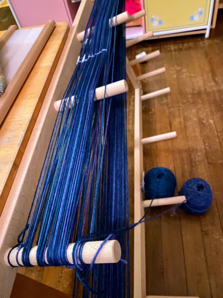The ART ROOM: Weaving Cowls Photo