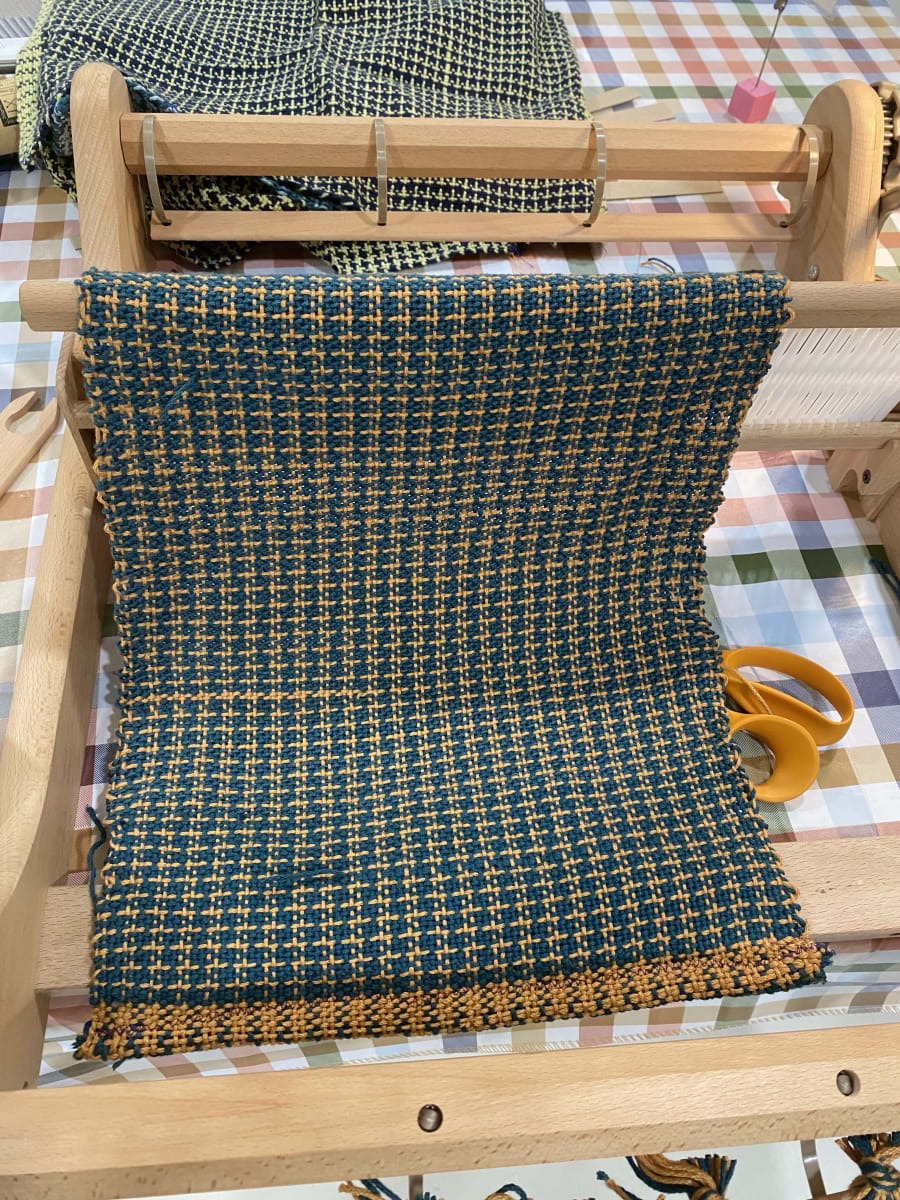 The ART ROOM: Weaving Tea Towels Photo
