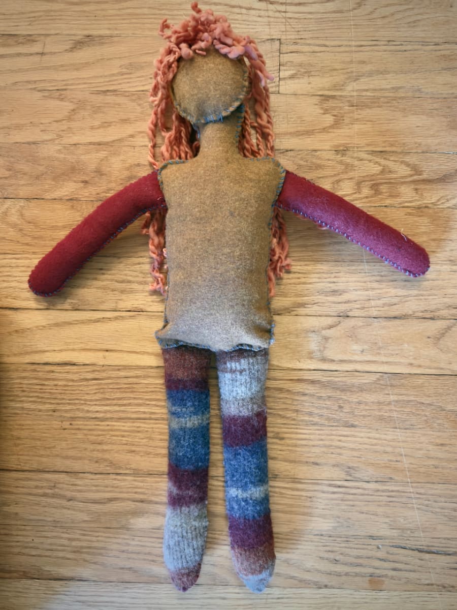 The ART ROOM: Hand Sewn Doll Photo
