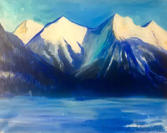 A MOUNTAIN LAKE Photo