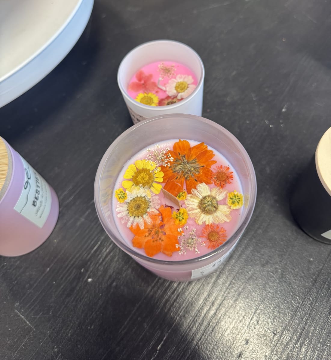 Candle-Pouring & Painting Class - Floral Spring Edition💐 Photo