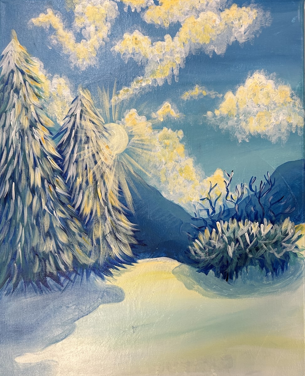 ❄️ Snow Much to Create! - Winterscape Canvas Paint & Sip Class Photo
