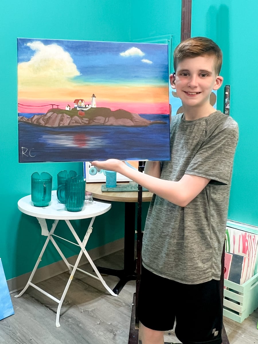 Aspiring Artist Summer Painting Tuesdays Class 6/16 Photo