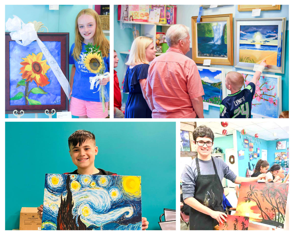 Aspiring Artist Summer Painting Tuesdays Class 6/16 Photo
