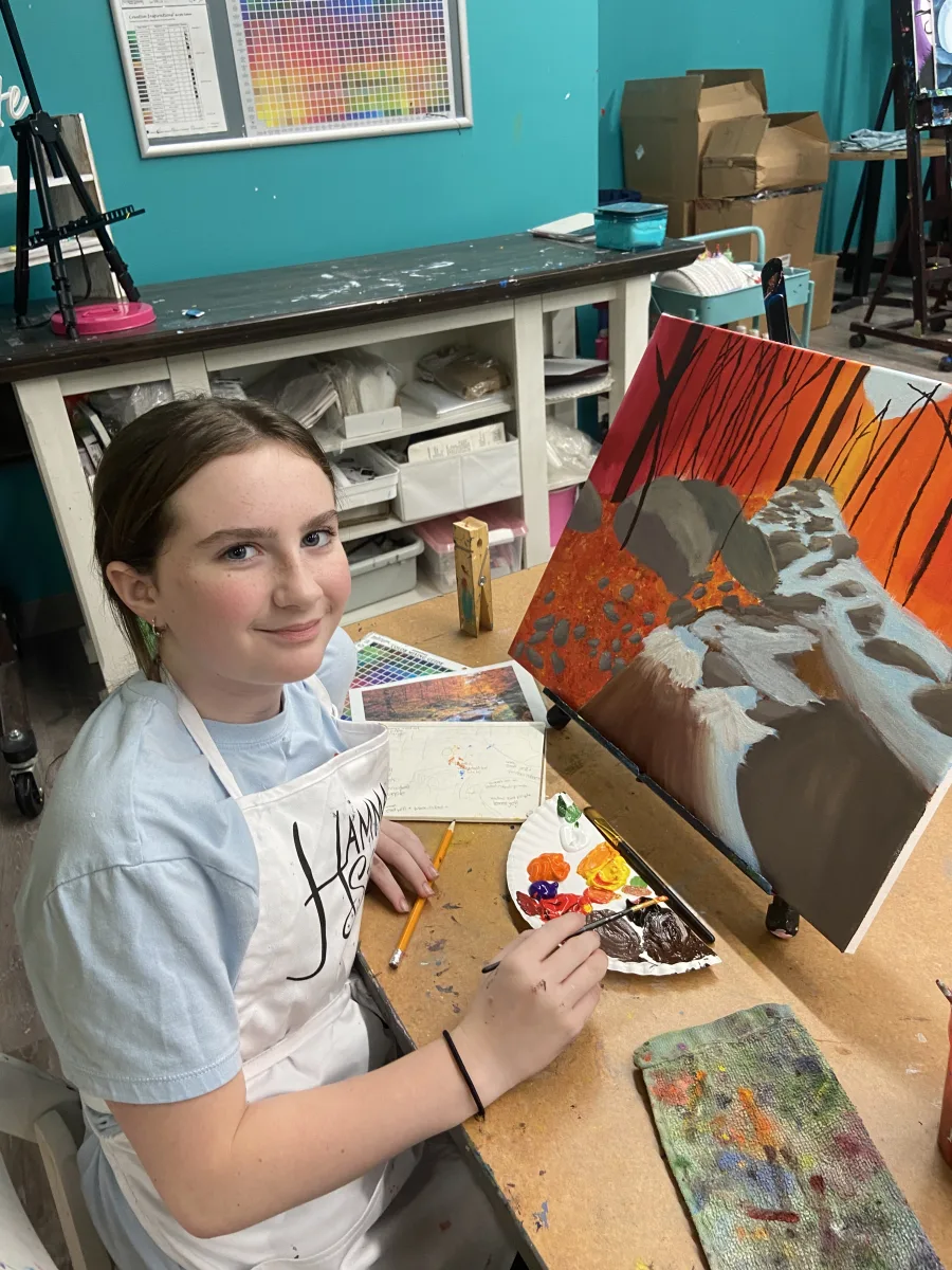 Aspiring Artist Summer Painting Tuesdays Class 6/16 Photo