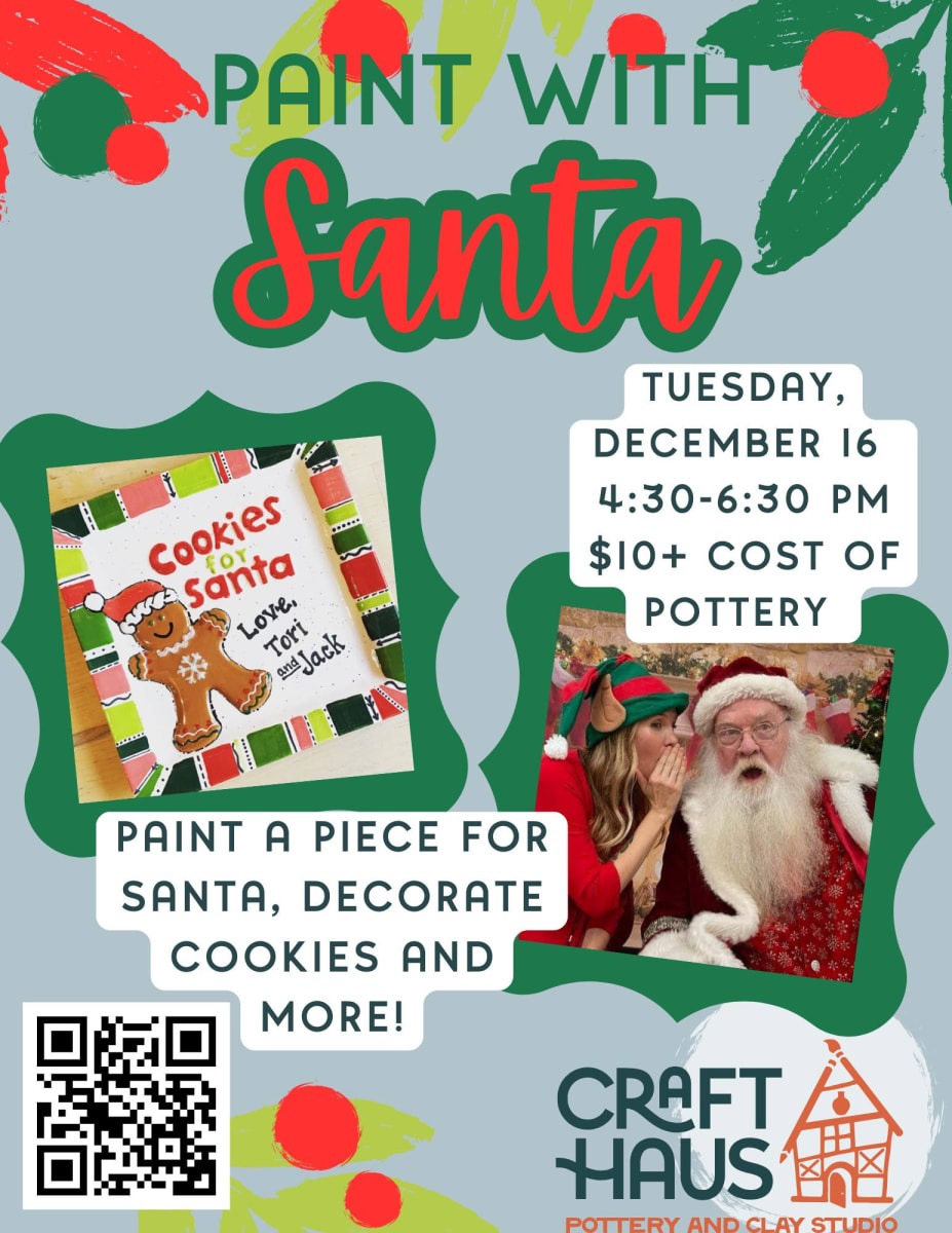 Painting with Santa! Photo