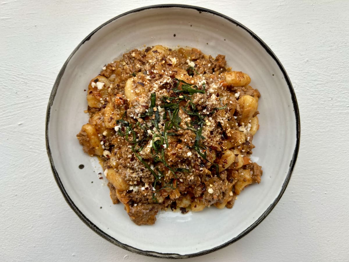 Gnocchi Bolognese Photo