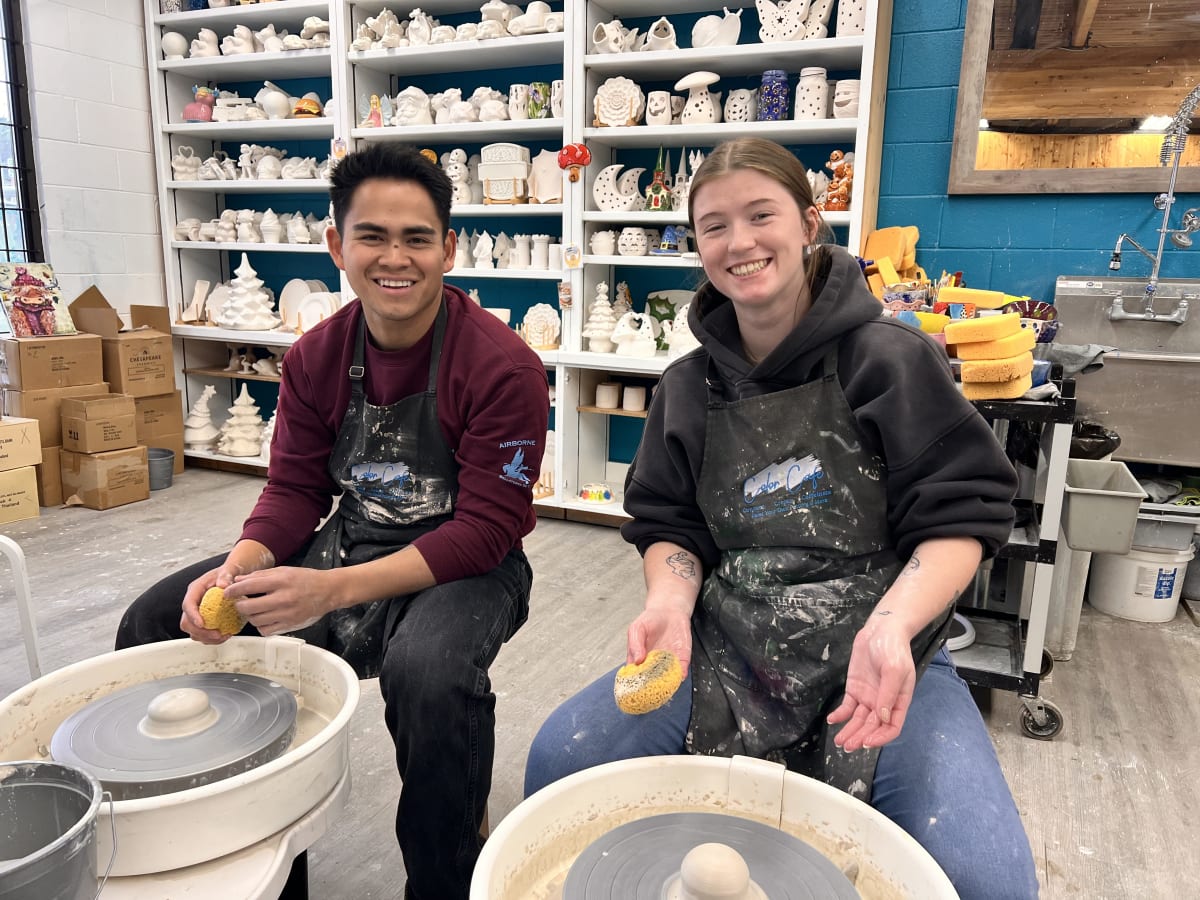 Valentine Pottery Wheel Date | Feb 14th Photo