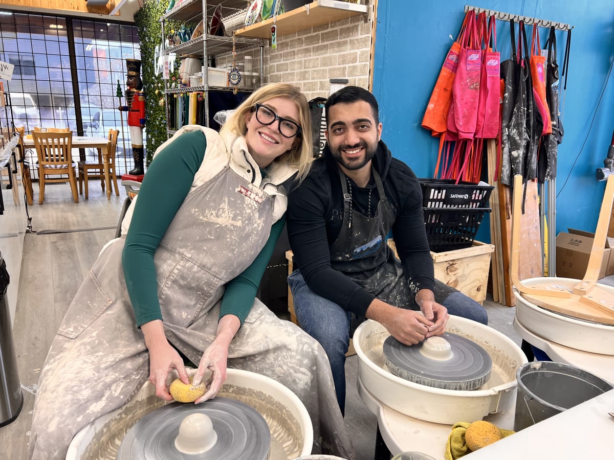 Valentine Pottery Wheel Date | Feb 14th Photo