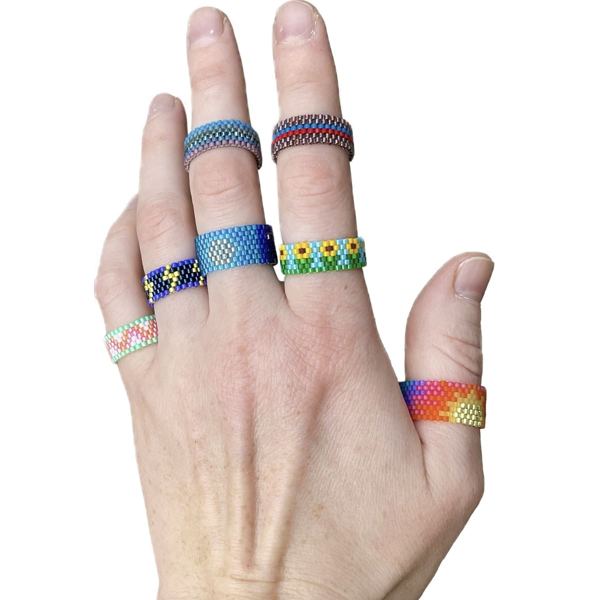 Make a Beadwoven Ring - 2 week workshop Photo