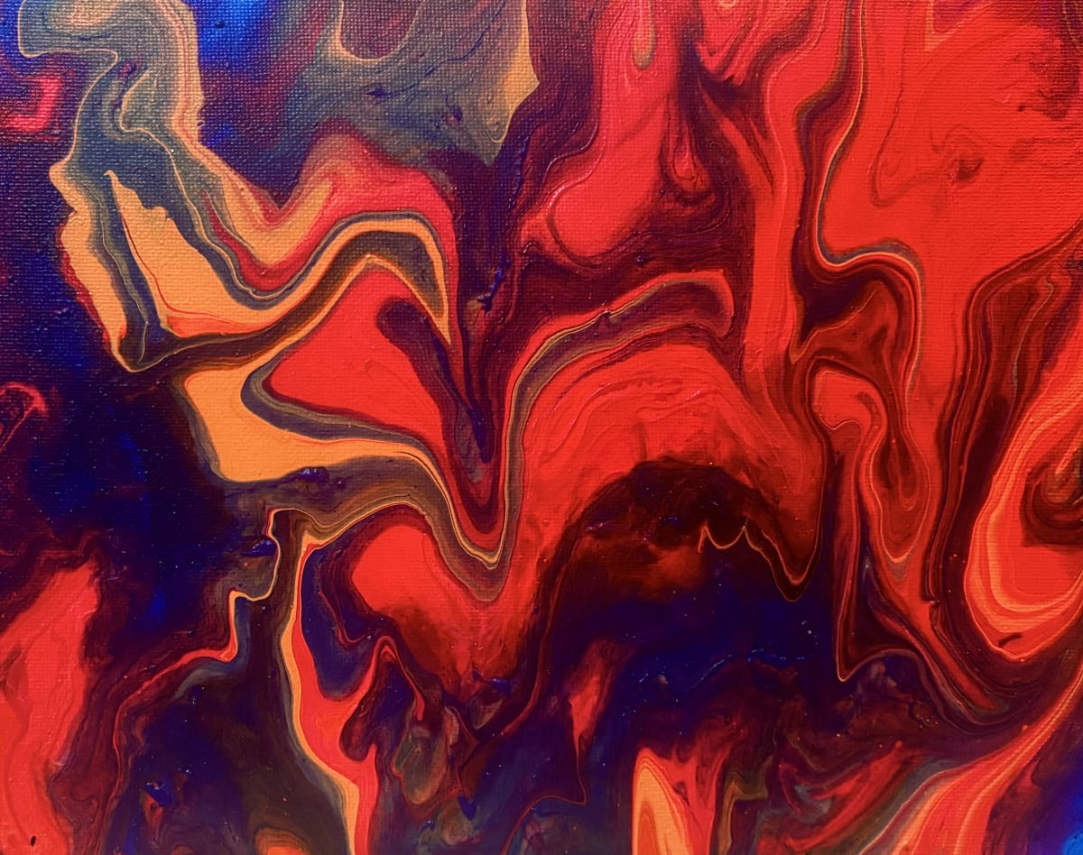 GO WITH THE FLOW ~ FLUID ART Photo