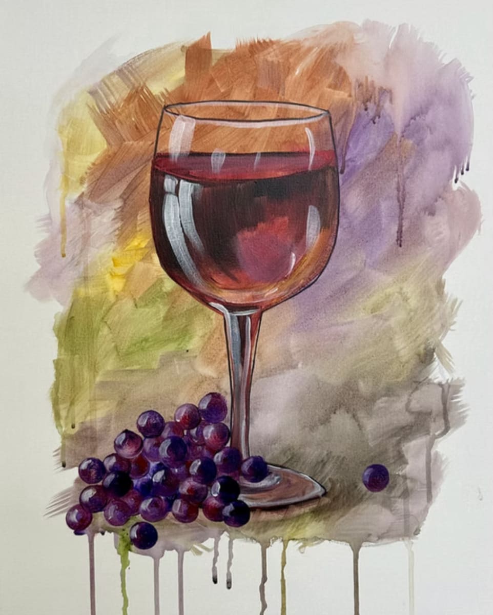 Paint & Sip "Wineglass" Photo