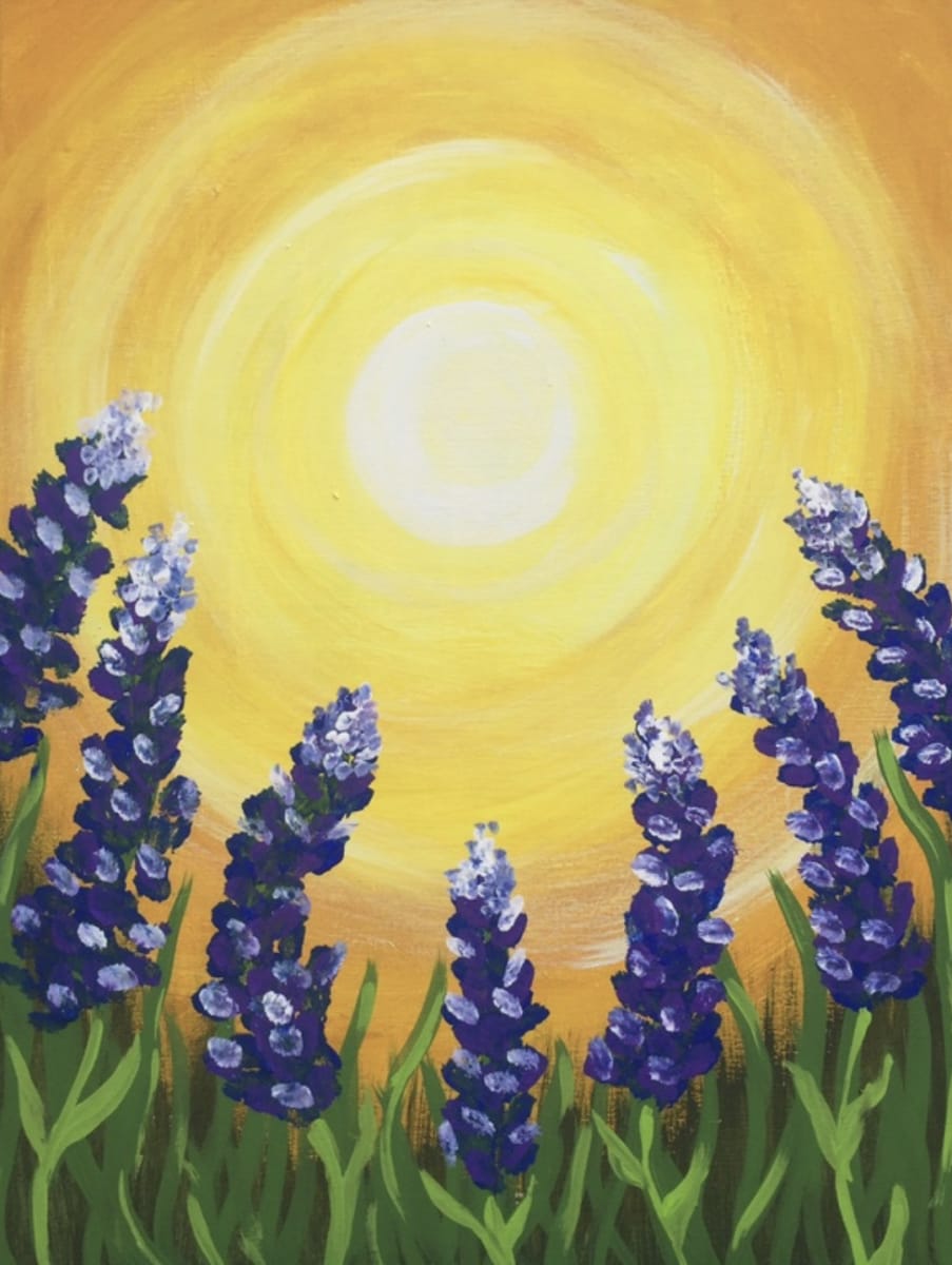 Paint & Sip "Bluebonnets" Photo