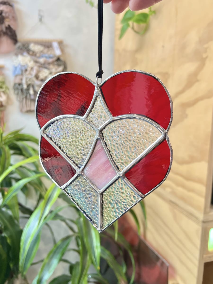 Valentines Stained Glass Class Photo