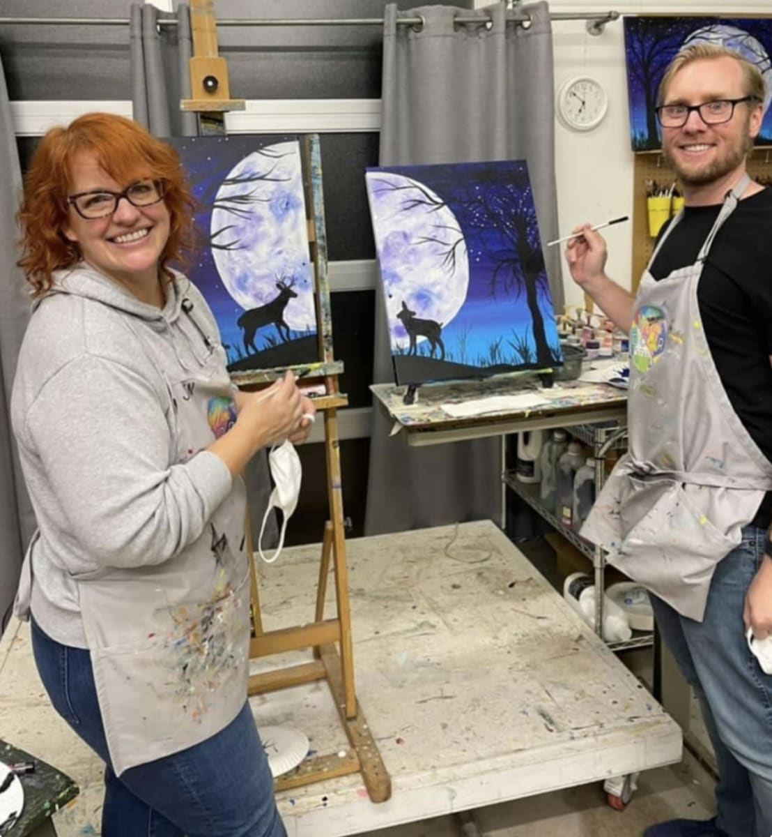 Art & Vino "Valentine's Couple's Painting" Photo