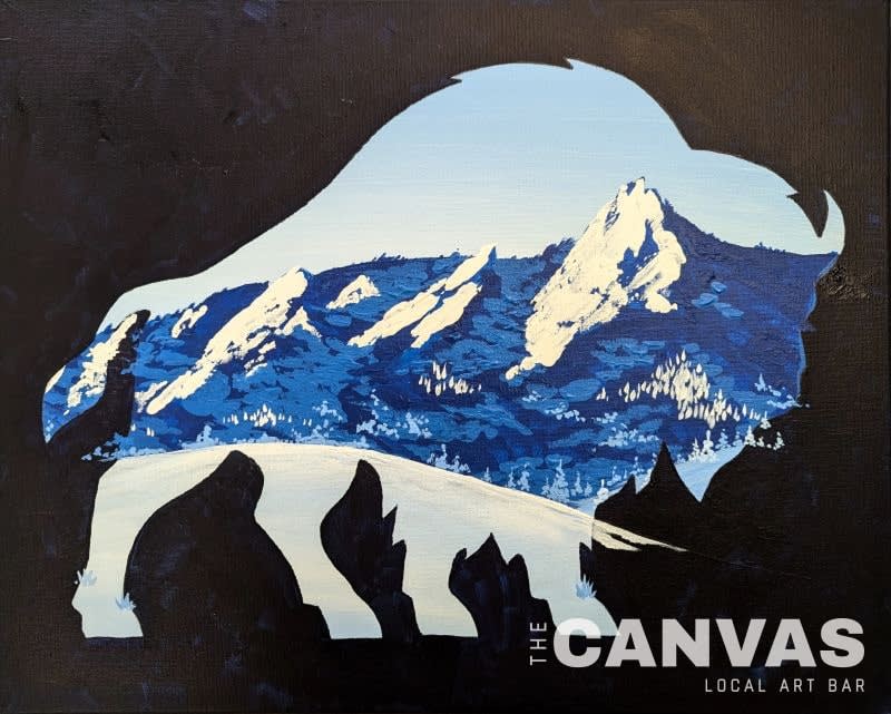 Canvas Classic: Flatirons Frost Photo