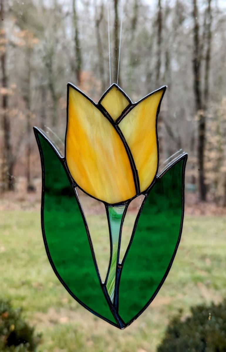 Stained Glass Tulip Photo