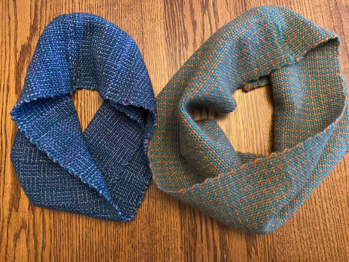 The ART ROOM: Weaving Cowls Photo