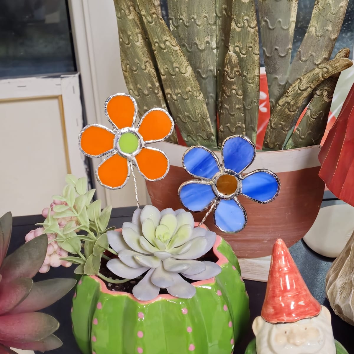 Stained Glass Flowers (Choose your Design) Photo