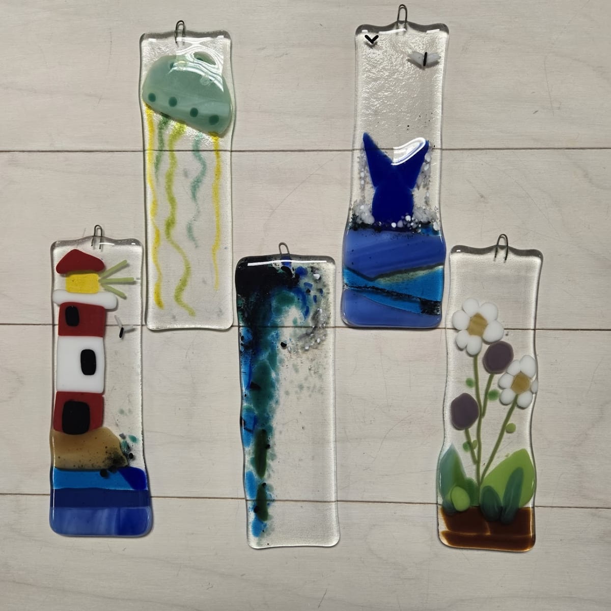 Teen Glass Fusing: Bookmarks Photo