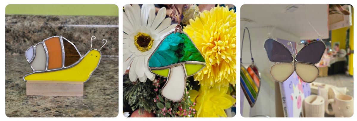 Stained Glass: Garden Friends Photo