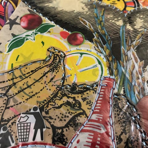 Graffiti Lab: A One Day, Adult, Immersive Stitch + Collage Workshop Photo