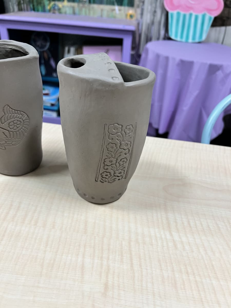 Clay Travel Mug Hand building Class - Thur. 7/16 Photo