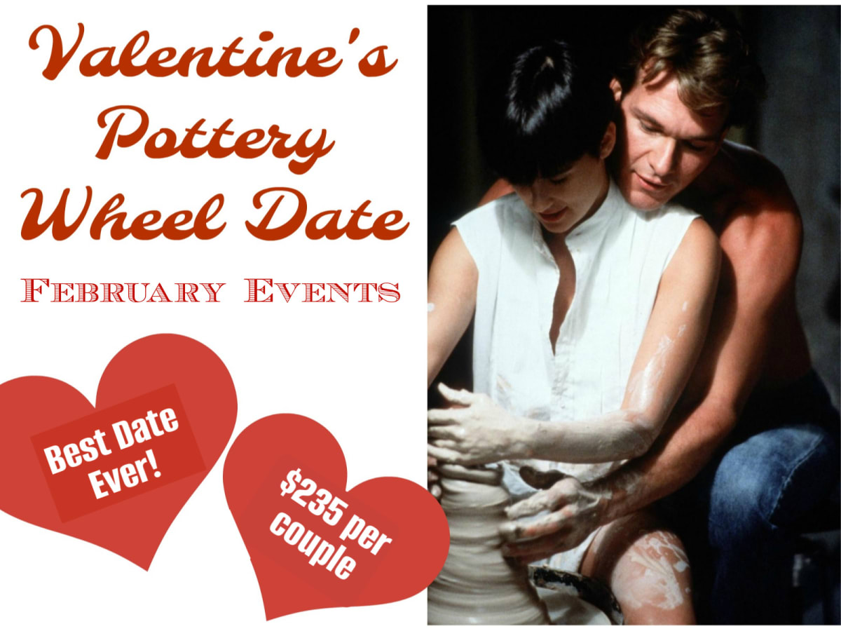 Valentine's Pottery Wheel Date Events (Per Couple/2 Participants) Photo