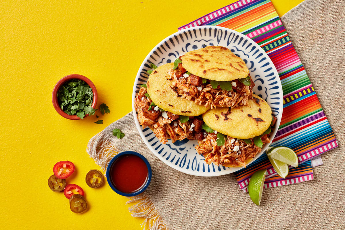 Arepa Stuffing Social: Shredded Chicken & Black Beans (BYO Wine or Beer) $69.99 per person Photo