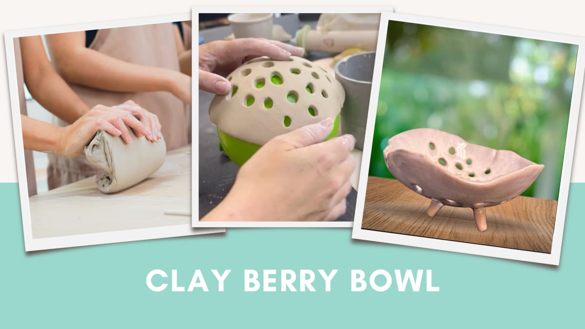 Clay Class - Handbuilt Berry Bowl