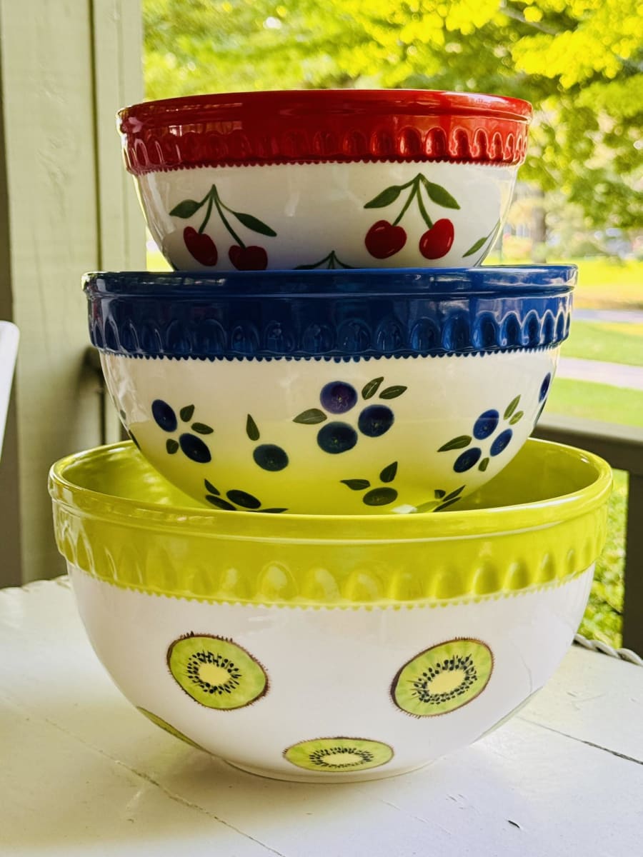 Glazing Workshop: Sponge Fruit Patterns Photo