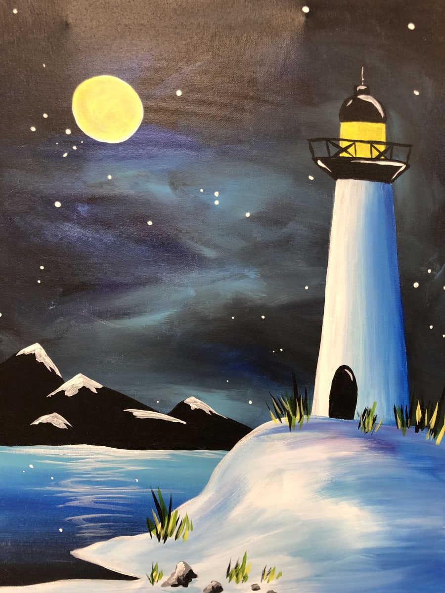 Winter Lighthouse with Marissa!👍👍👍 Photo