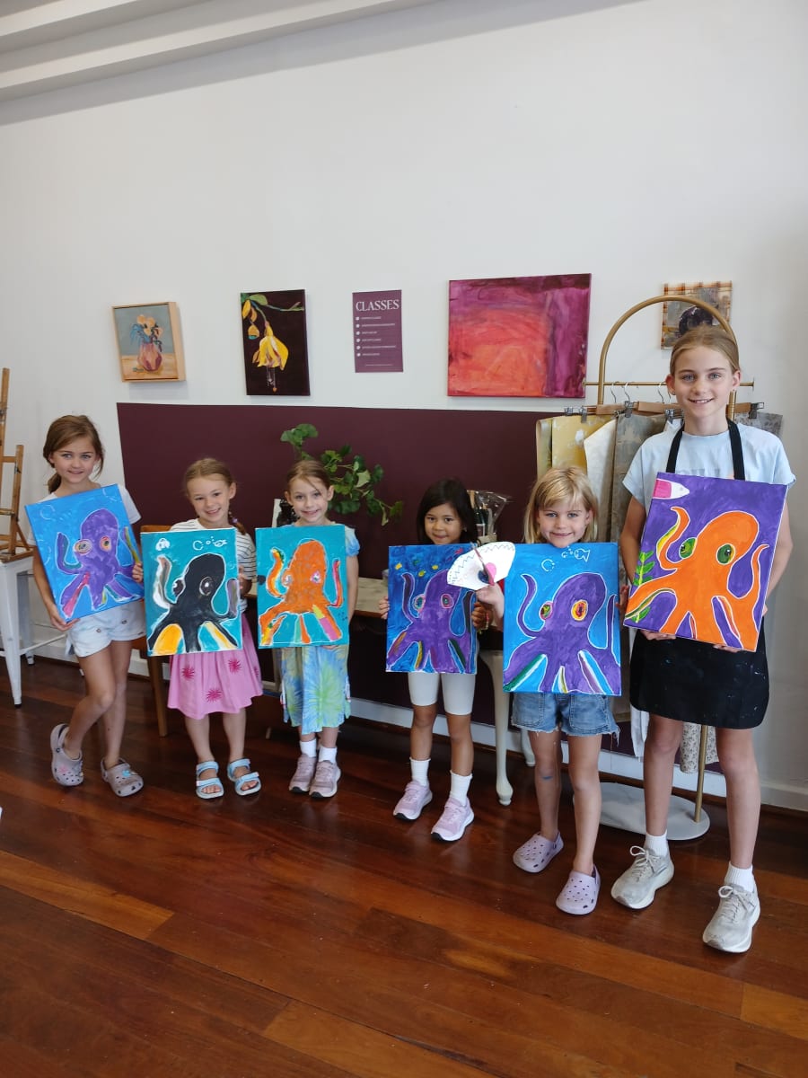 Junior Art Class Photo