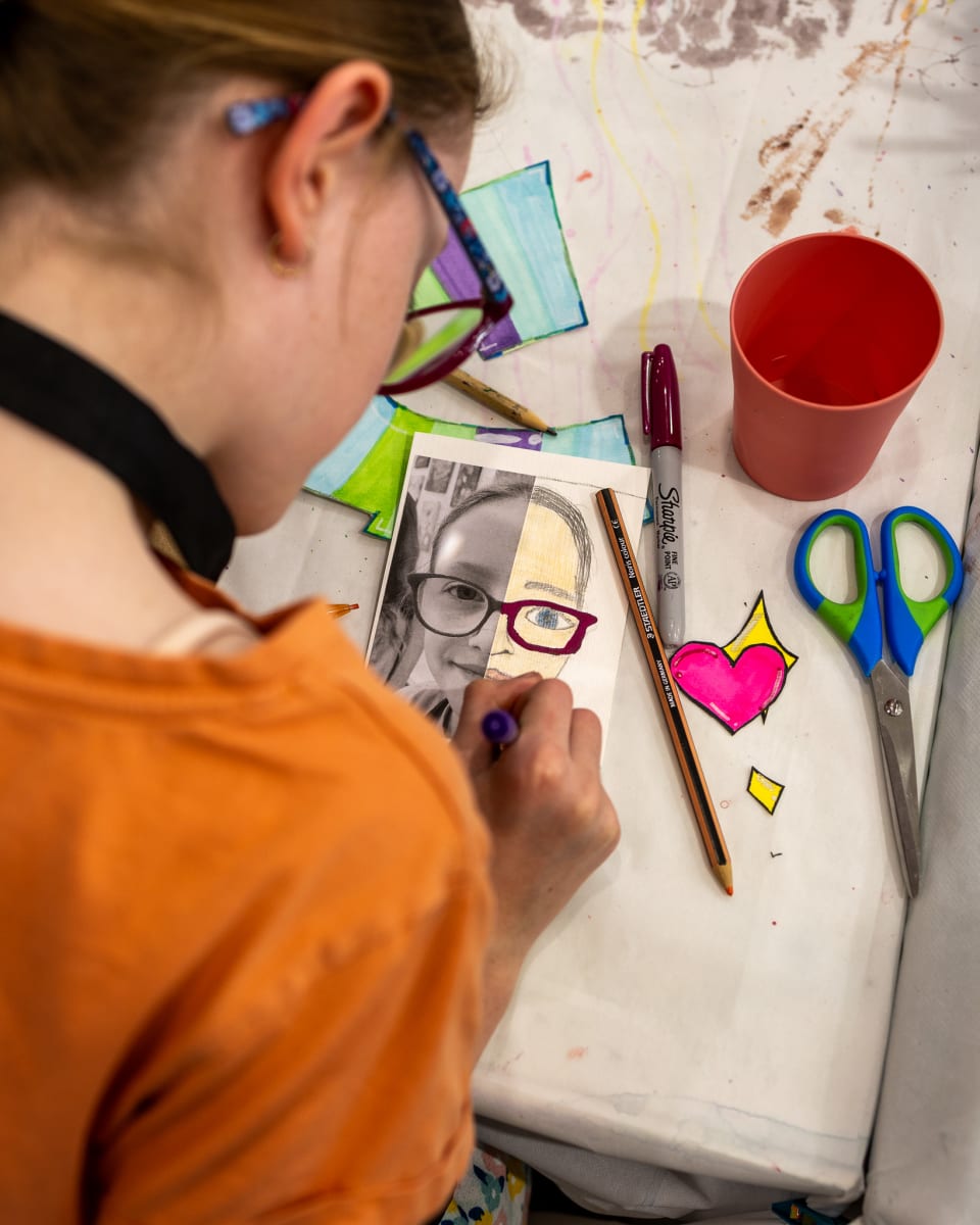 Junior Art Class Photo