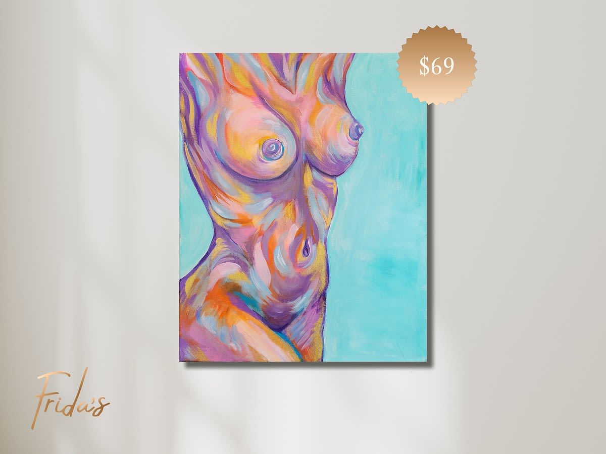 BODY IN BLOOM | Frida's Luxe Sip n' Paint Photo