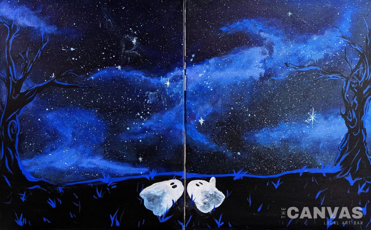 Date Night Diptych - Canvas Classic: Stargazing Photo