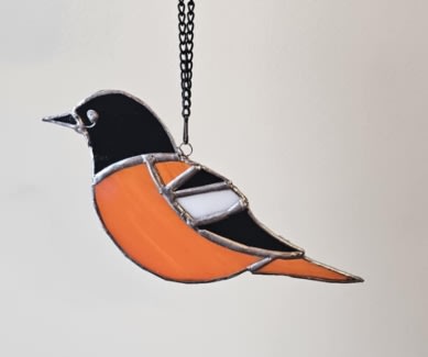 Stained Glass Oriole Photo