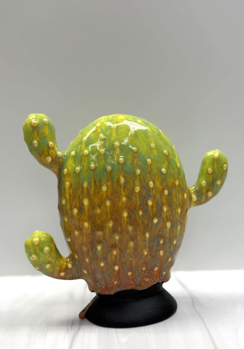 "Painted Desert", Stoneware Cactus Workshop Photo