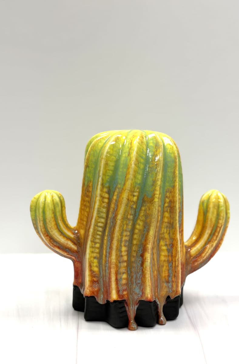 "Painted Desert", Stoneware Cactus Workshop Photo