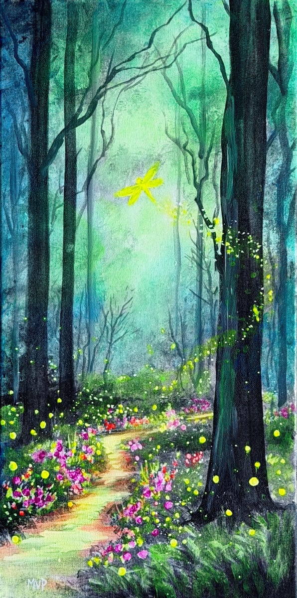 GLOW Canvas Class: Enchanted Forest Photo