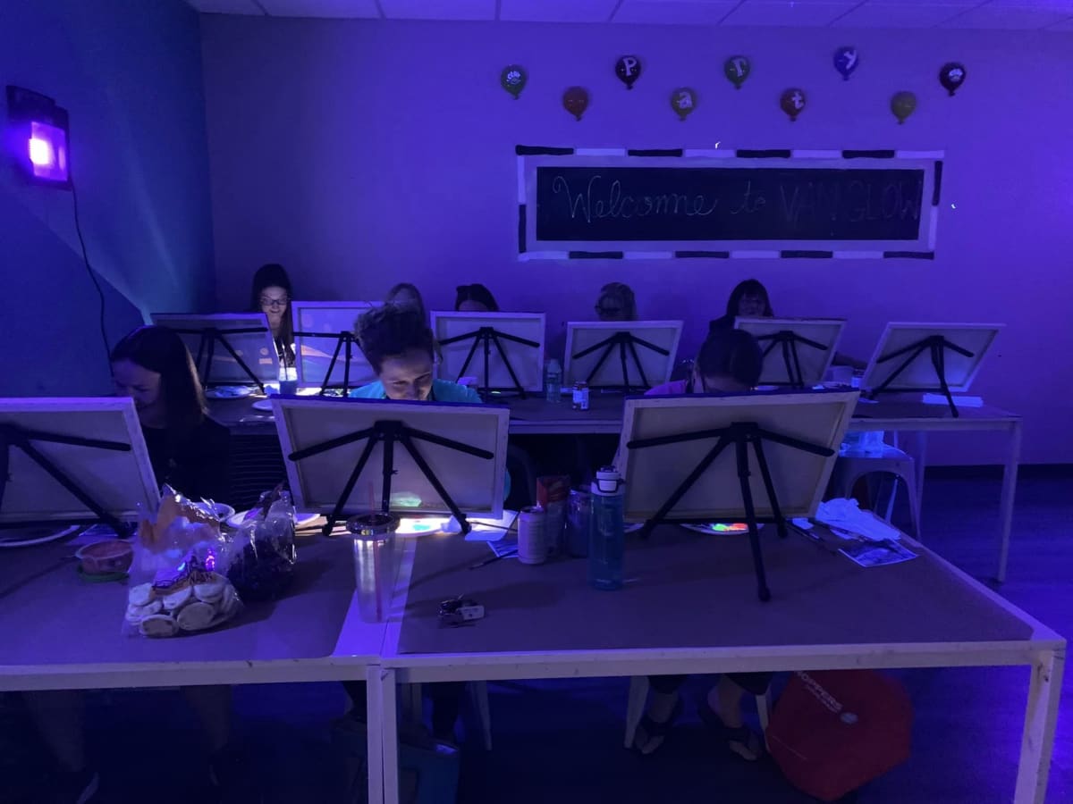 GLOW Canvas Class: Enchanted Forest Photo