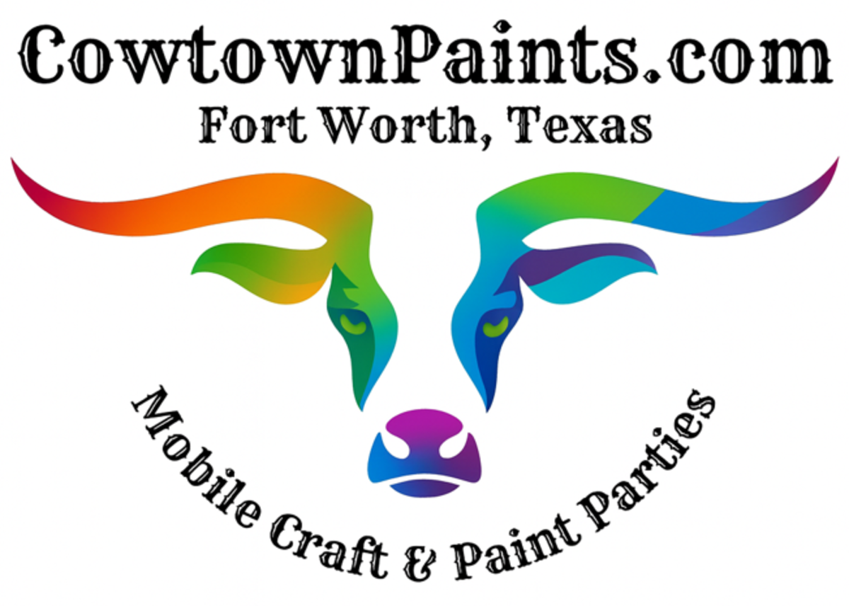 Logo of Cowtown Paints Mobile Paint Parties