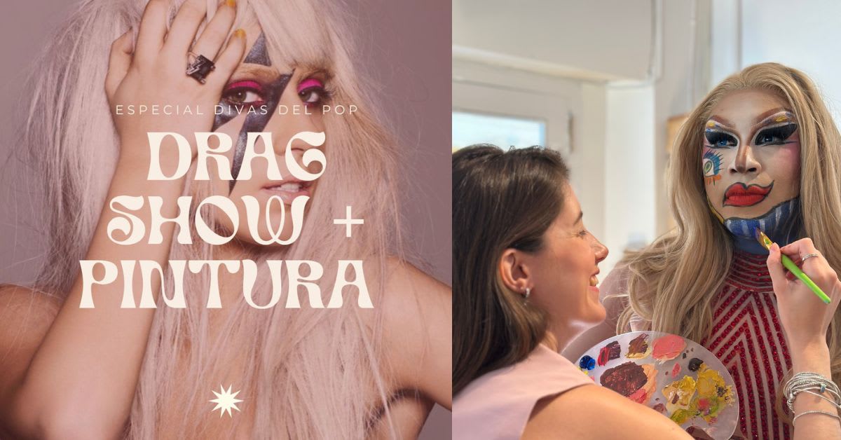 Foto de DRAG SHOW + PINTURA & VINO - NOCHE DE DIVAS DEL POP