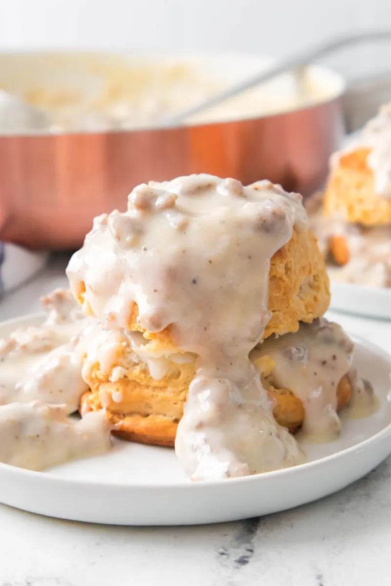 The Ultimate Gluten-Free Brunch: Biscuits, Sausage Gravy & Homemade Chorizo Bake Photo