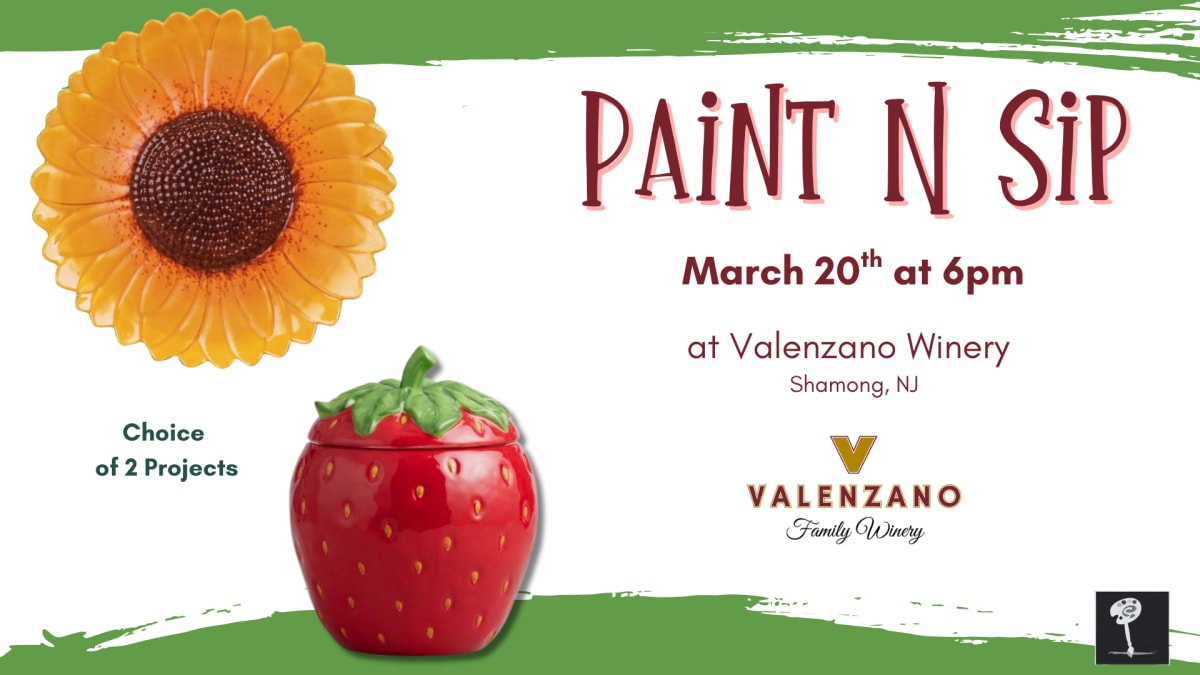 Paint N Sip at Valenzano Winery - March 20th Photo