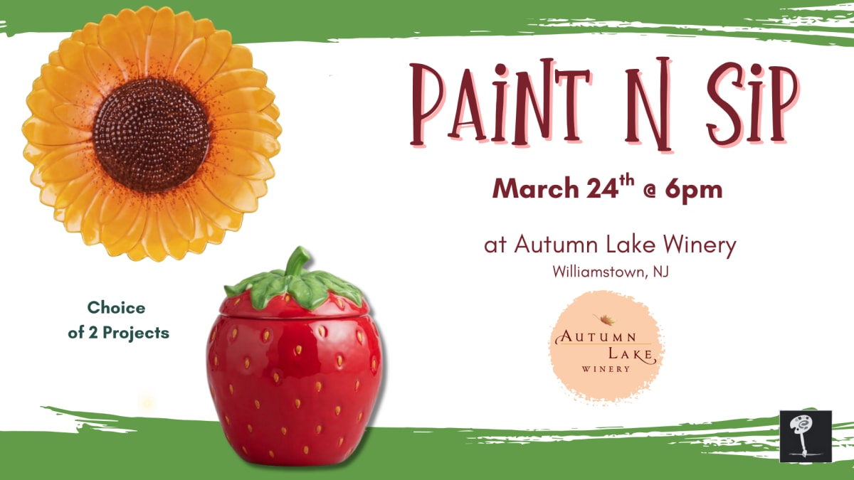 Paint N Sip at Autumn Lake Winery - March 24th Photo
