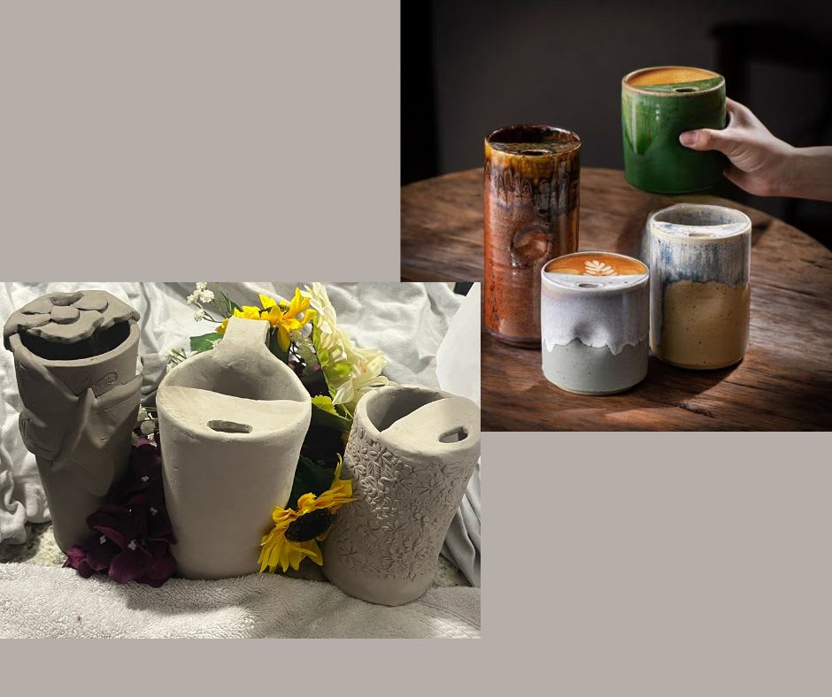 Clay Hand Built Travel Mug Photo