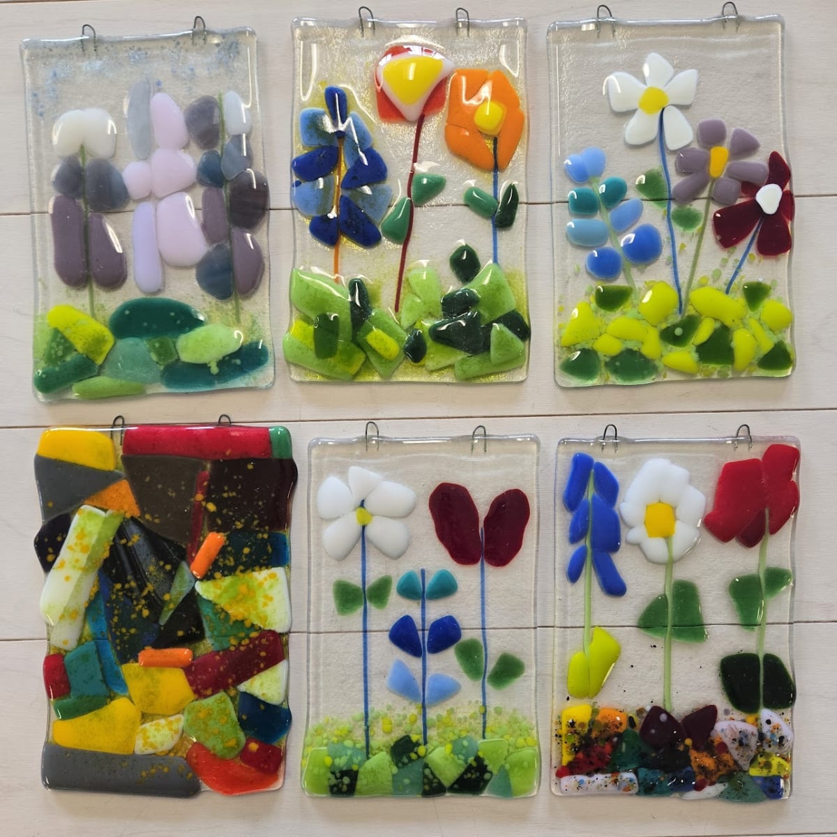 Big & Little Fused Glass Garden Photo