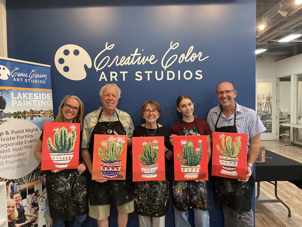 VAN GOGH VINO Sip & Paint - Happy Hour Photo